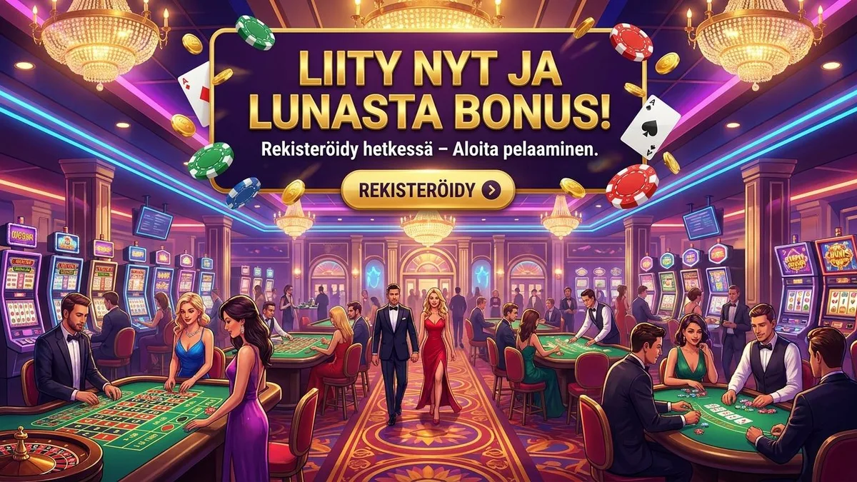 Rekisteröidy bonuksen kanssa